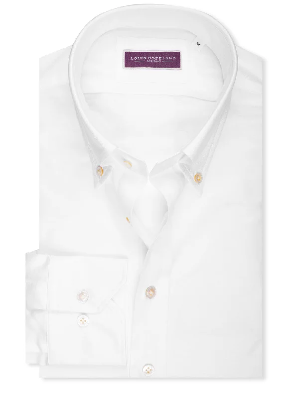 Men's Short-Sleeve Shirts for Warm WeatherButtondown Stretch Shirt White