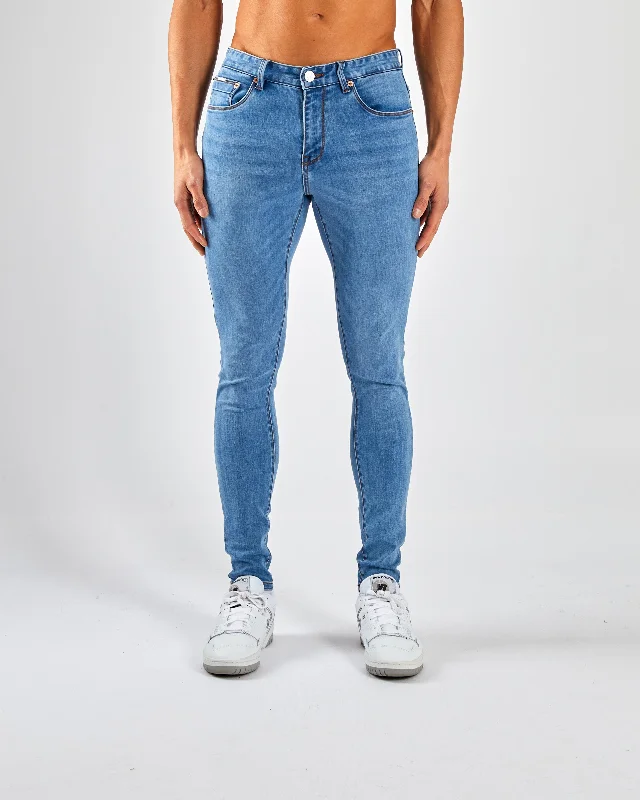 Rip and Tear Men's JeansSaxon Skinny Blue Fade