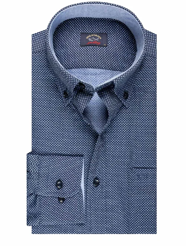 Men's Skinny-Fit Shirts for a Trendy LookDiamond Shirt Navy