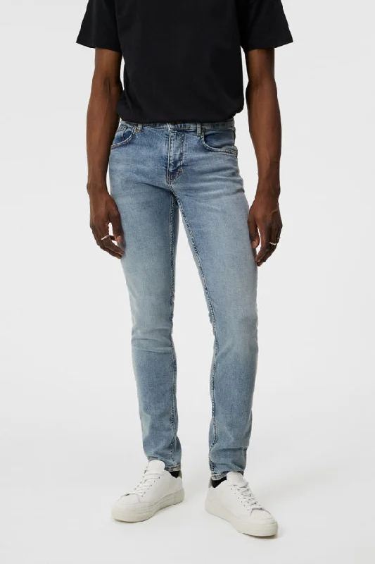 High-Waisted Men's JeansJay Active Light Indigo Jeans