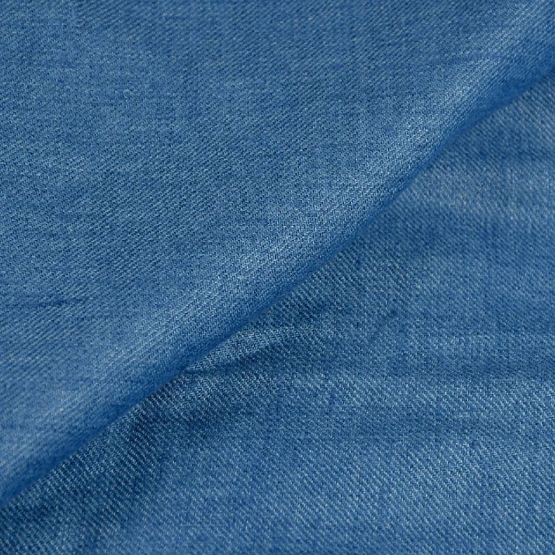 Men's French-Cuff Shirts for a Sophisticated EdgeThomas Mason Flanellino Indigo Shirt MSL1796