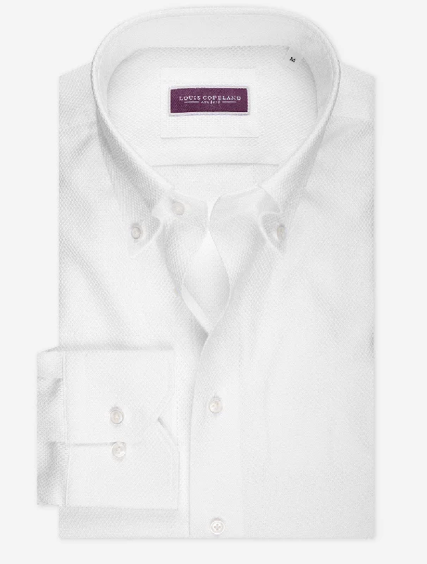 Men's Moisture-Wicking Shirts for All-Day ComfortPique Shirt White