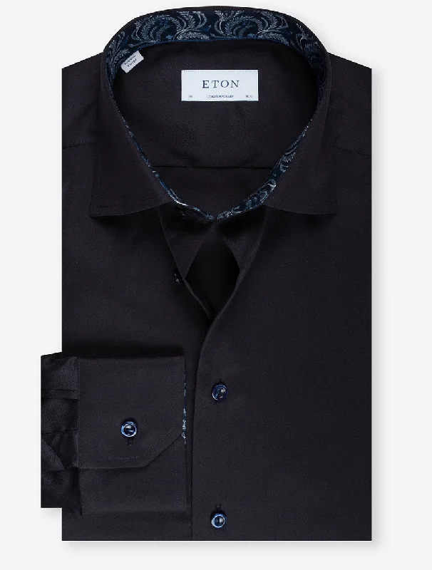 Men's Long-Sleeve Shirts for Year-Round WearFloral Signature Twill Contemporary Fit Shirt Navy Men's Long-Sleeve Shirts for Year-Round WearFloral Signature Twill Contemporary Fit Shirt Navy