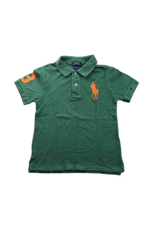 Men's Shirts with Rounded HemlinesPolo Ralph Lauren Short Sleeve Polo Shirt Size 5T