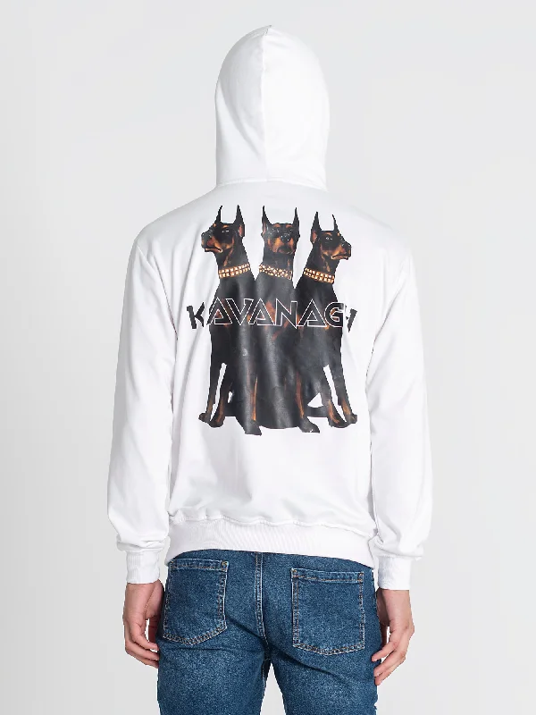 Men's Hoodies for SnowboardingWhite Anger Hoodie