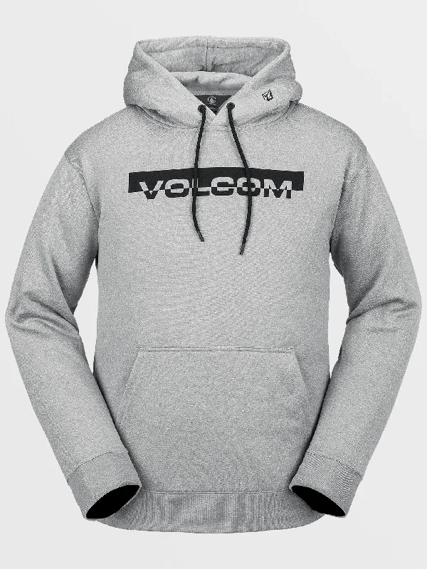 Mens Core Hydro Fleece Pullover - Heather Grey