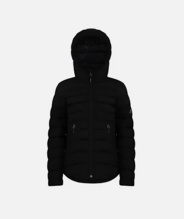 Men's Coats with Embroidered DetailsYouth Cosmic Puffy Jacket - Black